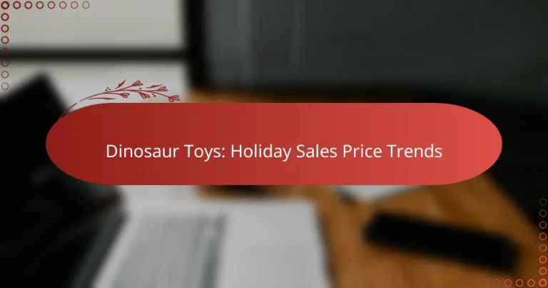 Dinosaur Toys: Holiday Sales Price Trends
